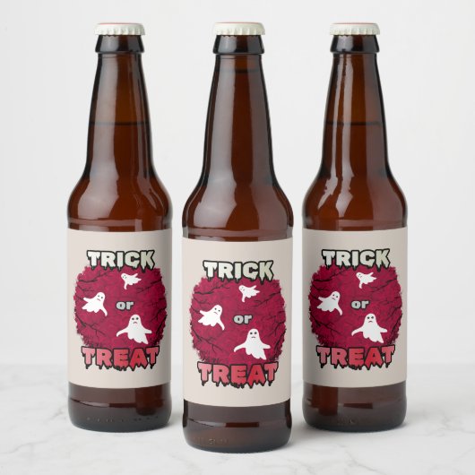 飛んでいる幽霊 ビールラベル (ボトル)