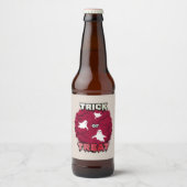 飛んでいる幽霊 ビールラベル (正面)