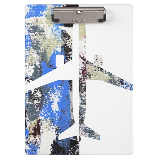 飛んでいる抽象芸術 クリップボード (正面)