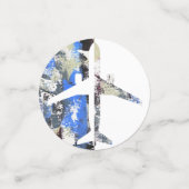 飛んでいる抽象芸術 コンフェッティ (スモール正面)