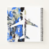 飛んでいる抽象芸術 ノートブック (裏面)