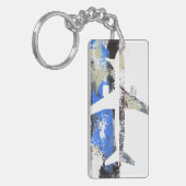 飛んでいる抽象芸術:マイケル・モファ キーホルダー (正面左)