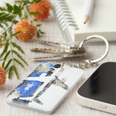 飛んでいる抽象芸術:マイケル・モファ キーホルダー (正面右)