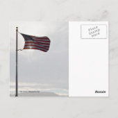 飛んでいる旗 ポストカード (裏面)