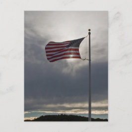 飛んでいる旗 ポストカード