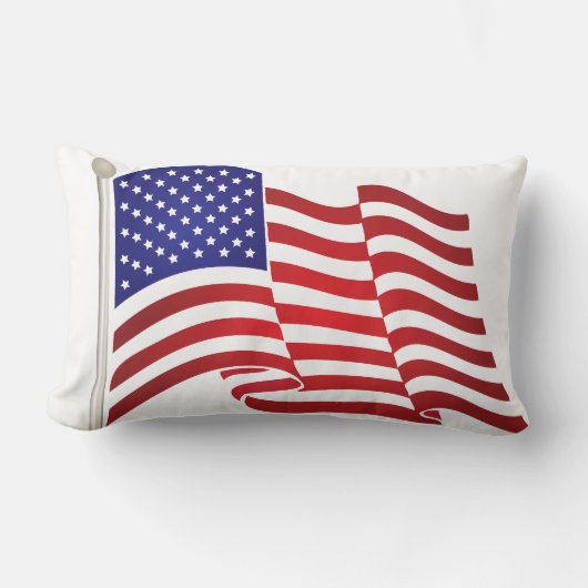 飛んでいる旗 ランバークッション (正面)