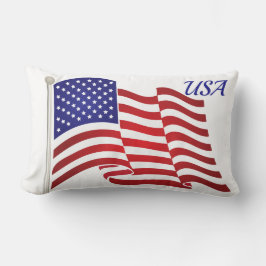 飛んでいる旗 ランバークッション