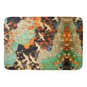 飛んでいる春の花フローラ付ク日本のレーン バスマット (正面)