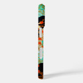 飛んでいる春の花フローラ付ク日本のレーン Case-Mate iPhoneケース (裏面 / 右)