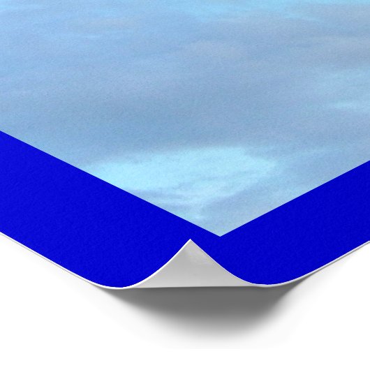 飛んでいる牛 ポスター (角)