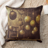 飛んでいる球，スチームパンク研究所 クッション (ブランケット)