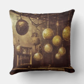 飛んでいる球，スチームパンク研究所 クッション (裏面)