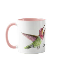 飛んでいる美しいハミングバード