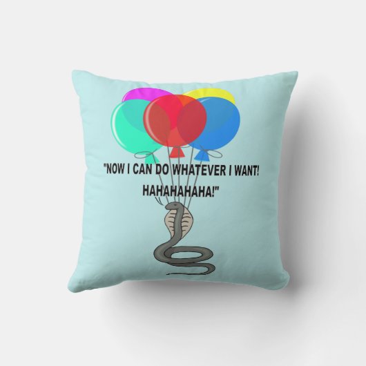 飛んでいる蛇 クッション (裏面)