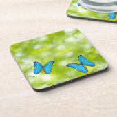 飛んでいる蝶デジタル合成物 コースター (左側)