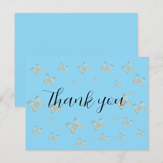 飛んでいる蝶自然 ポストカード (正面/裏面)