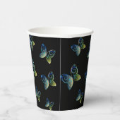飛んでいる蝶自然 紙コップ (右)