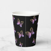 飛んでいる蝶自然 紙コップ (右)