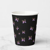 飛んでいる蝶自然 紙コップ (左)