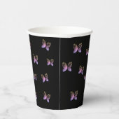 飛んでいる蝶自然 紙コップ (右)