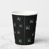 飛んでいる蝶自然 紙コップ (右)