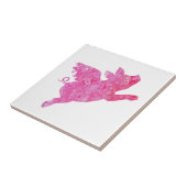 飛んでいる豚の贈り物、愛する豚、飛んでいる豚 タイル (側面)