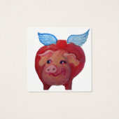 飛んでいる豚 (裏面)