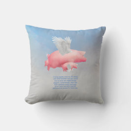 飛んでいる豚 クッション