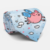 飛んでいる豚 ネクタイ (ロール)