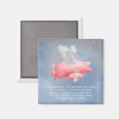 飛んでいる豚 マグネット (正面/裏面)