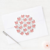 飛んでいる豚 ラウンドシール (封筒)