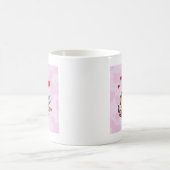 飛んでいる豚(弓矢) コーヒーマグカップ (中央)