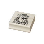 飛んでいる豚、蝶の羽、庭の妖精の泣き声 ラバースタンプ (スタンプ)