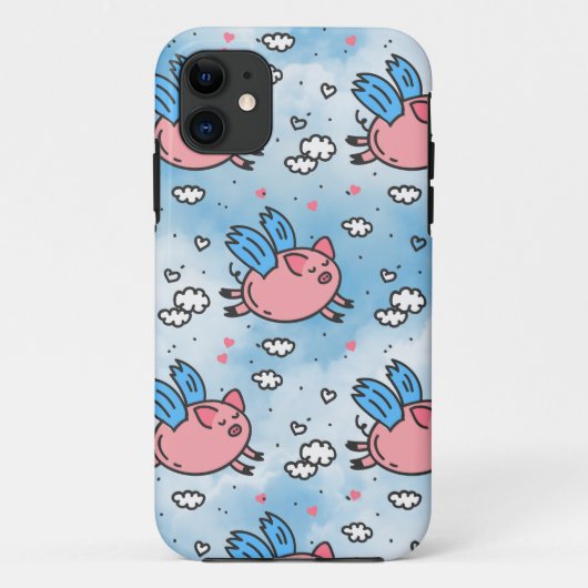 飛んでいる豚 Case-Mate iPhoneケース (裏面)