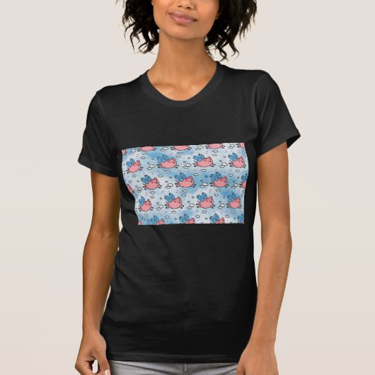 飛んでいる豚 Tシャツ (正面)
