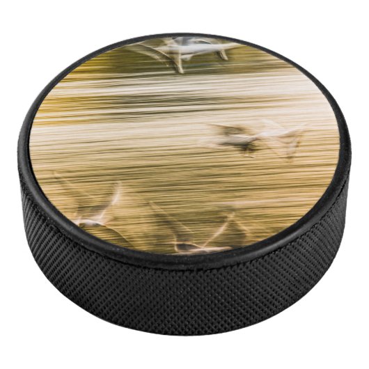 飛んでいる貝 – 抽象芸術 アイスホッケーパック (3/4)