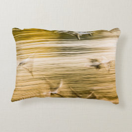 飛んでいる貝 – 抽象芸術 アクセントクッション