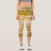 飛んでいる貝 – 抽象芸術 カプリレギンス (正面)