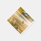 飛んでいる貝 – 抽象芸術 スタンダードカクテルナプキン (角)