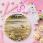 飛んでいる貝 – 抽象芸術 ペーパープレート (パーティー)