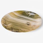 飛んでいる貝 – 抽象芸術 ペーパープレート (アングル)