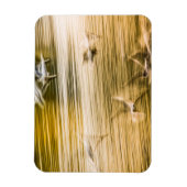 飛んでいる貝 – 抽象芸術 マグネット (縦)