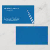 飛んでいる飛行機 名刺 (正面/裏面)