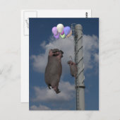 飛んでいる馬 ポストカード (正面/裏面)