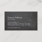 飛んでいる馬 名刺 (裏面)