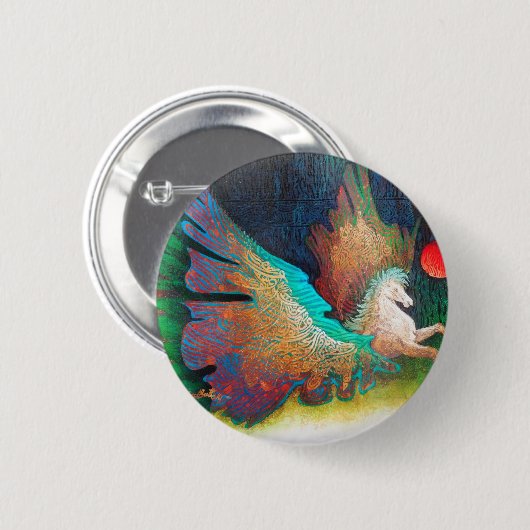 飛んでいる馬 缶バッジ (正面&裏面)