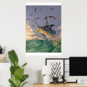 「飛んでいる高」 ポスター (ホームオフィス)