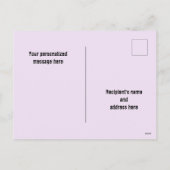 飛んでいる魔女オレン不気味ジのカボチャ シーズンポストカード (裏面)