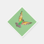 飛んでいる鳥 スタンダードカクテルナプキン (角)