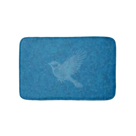 飛んでいる鳥 バスマット (正面)